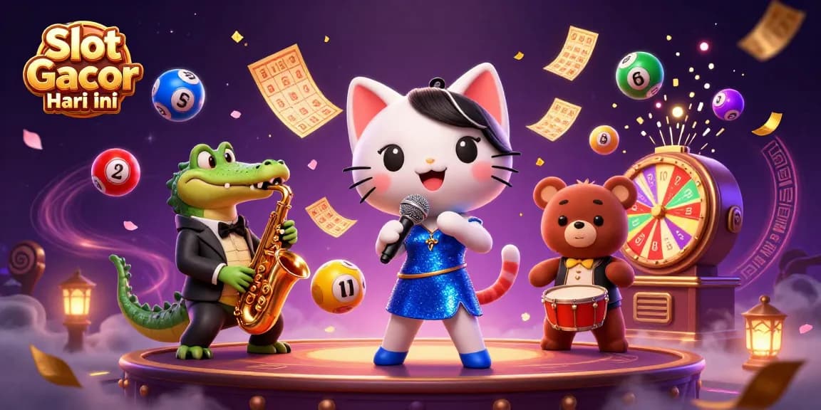 Permainan Slot Gacor Hari ini dengan karakter unik dan elemen kasino yang menyenangkan