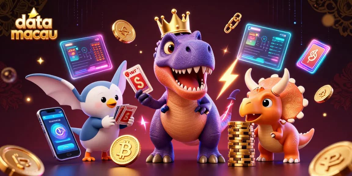 Menangkan data macau dengan sistem live draw interaktif bersama karakter dinosaur 3D.