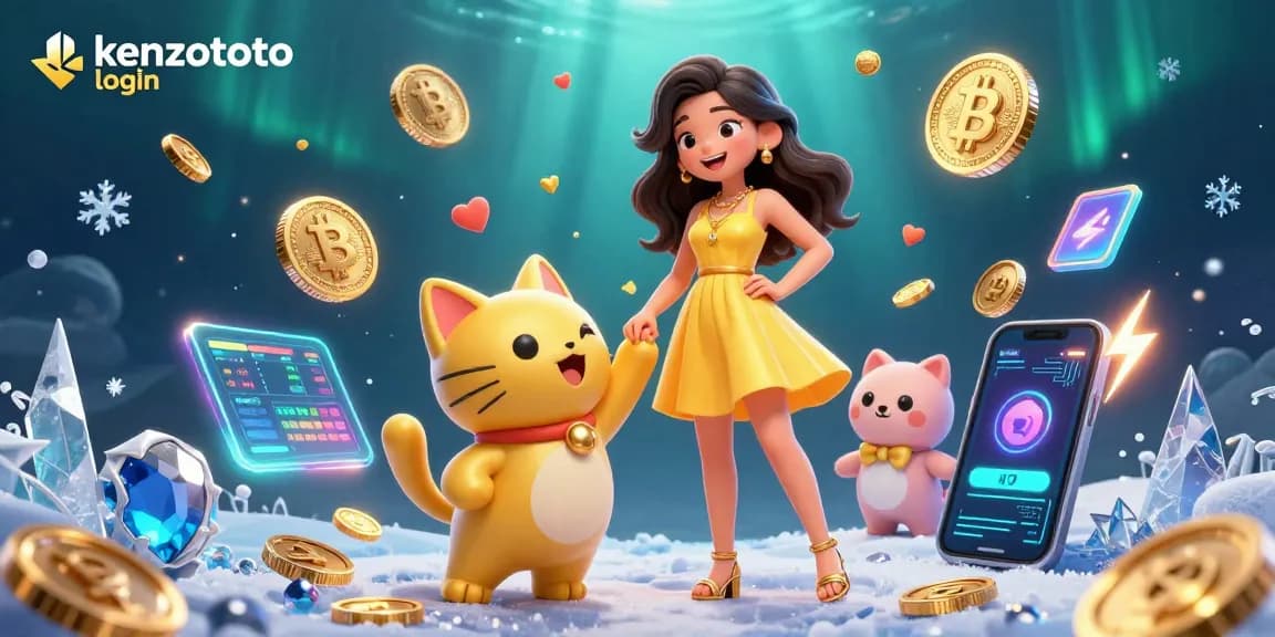 Engage in exciting gameplay with Kenzototo login, featuring stunning graphics and vibrant casino elements.