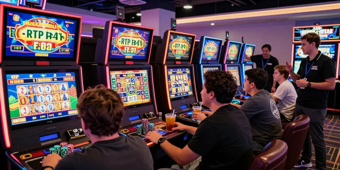 NAGAHITAM303 daftar menunjukkan pemain terlibat dalam permainan slot dengan suasana yang menyenangkan dan antusias.
