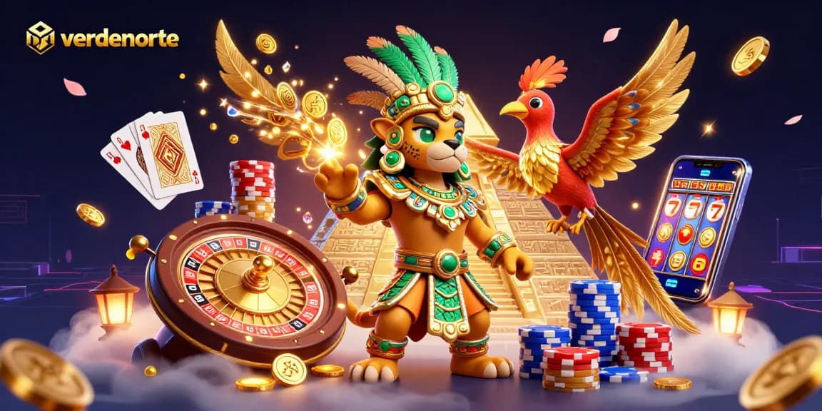 Experience dynamic gameplay and big wins with verdenorte's dazzling slot machines and golden treasures.