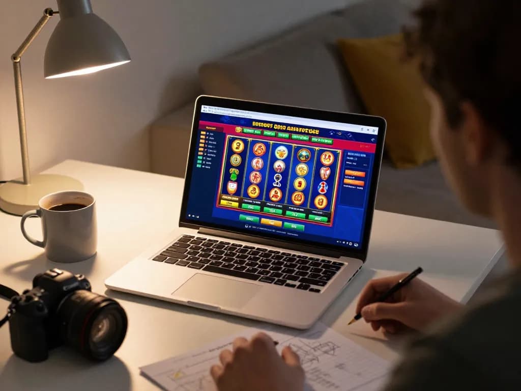 Main WWBola Deposit Qris Tanpa Potongan interface shown on a laptop during an online gaming session.