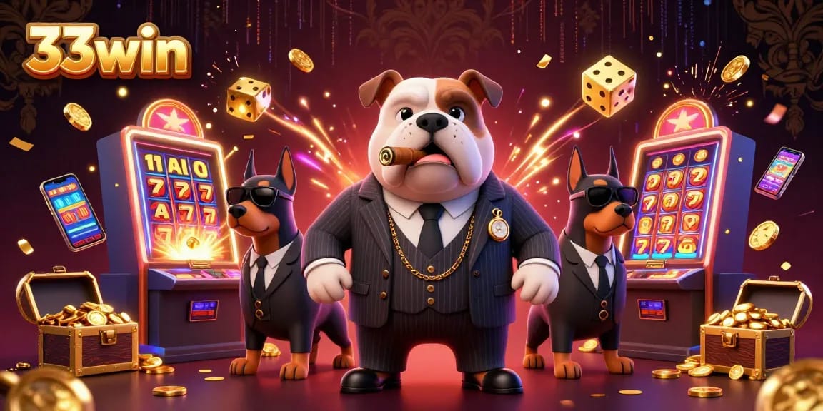 Experience thrilling gaming at 33win with an exciting jackpot scene showcasing vibrant slot elements.