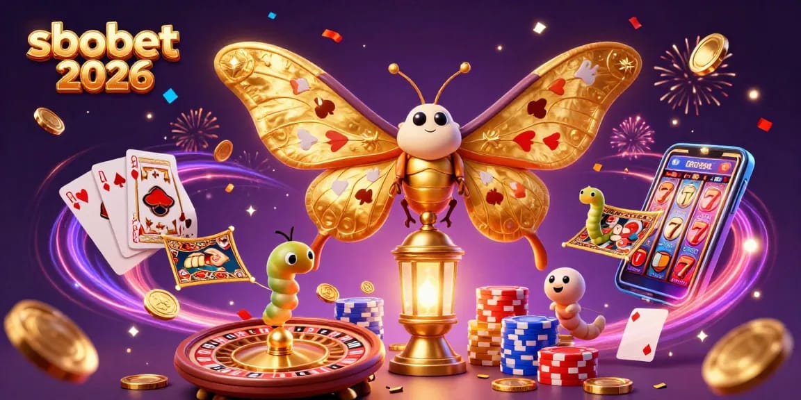 Place bets like never before with sbobet 2026, showcasing a vibrant 3D casino scene.
