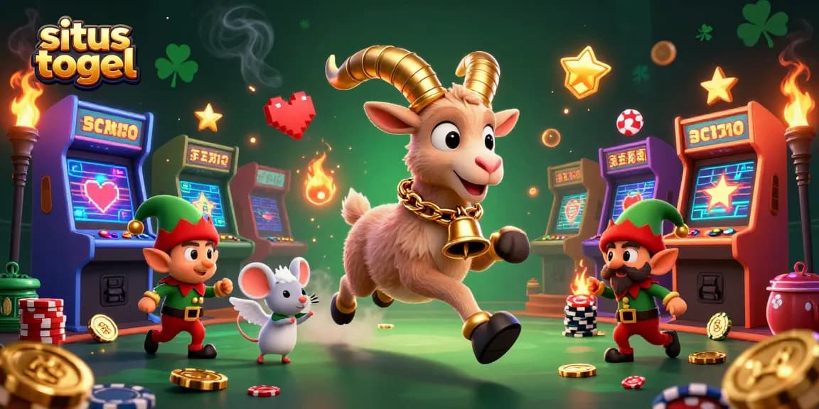 Situs togel membawa pengalaman bermain menarik dengan elemen kasino dan animasi ceria.