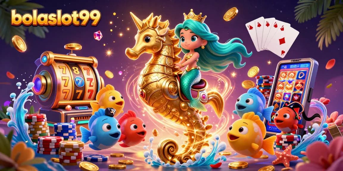 Experience the thrilling world of bolaslot99 with vibrant slot machines and charming characters.