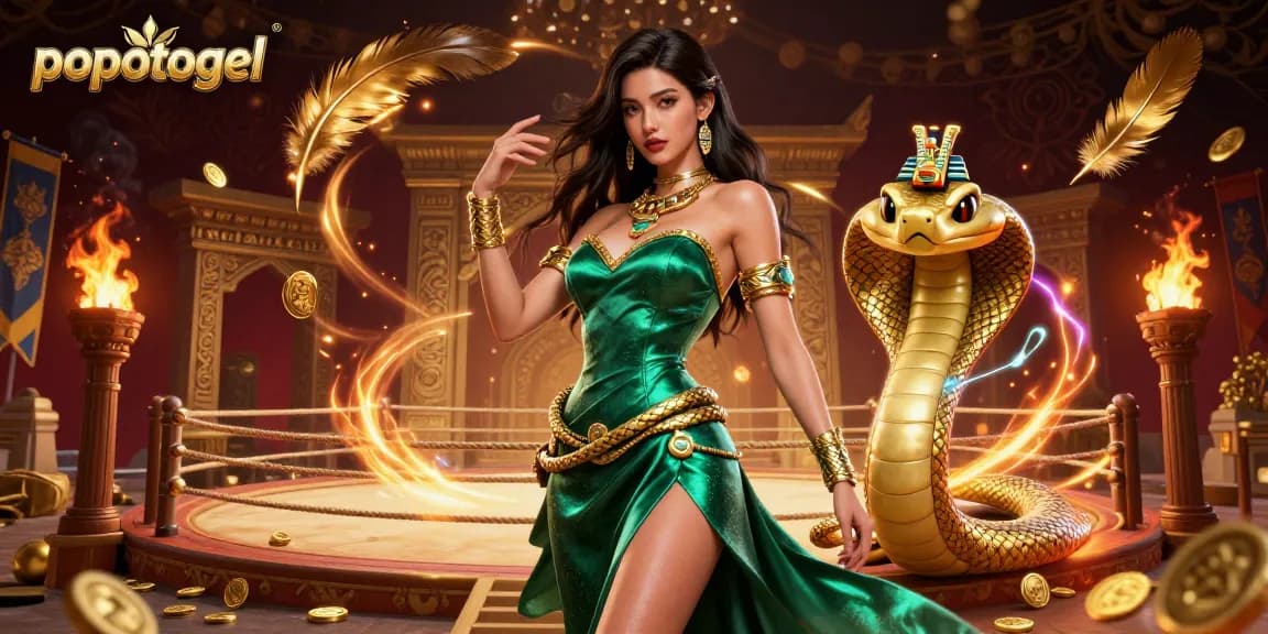 Experience thrilling gameplay at popotogel with a visually stunning 3D illustration featuring dynamic action elements.