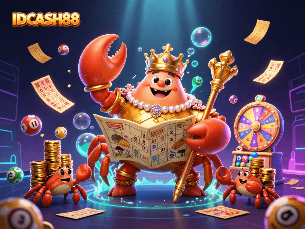 Experience the thrill with IDCASH88 featuring entertaining lottery elements and a vibrant casino scene.