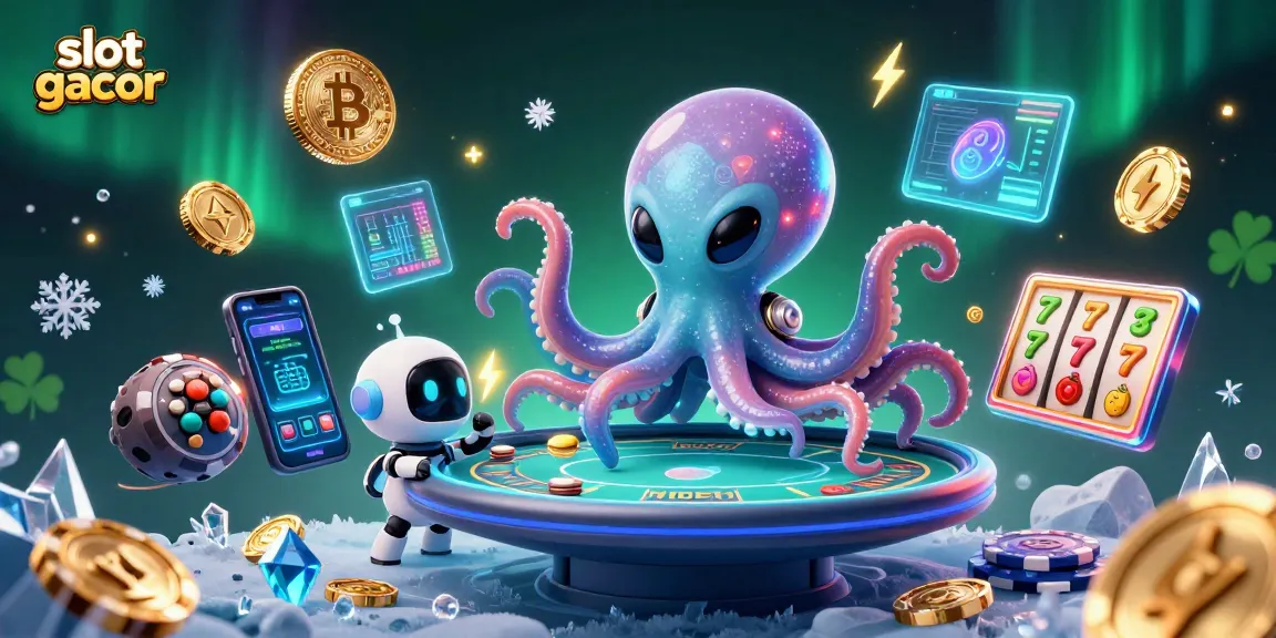Slot gacor membantu alien dan robot memainkan poker dengan chip asteroid di luar angkasa.