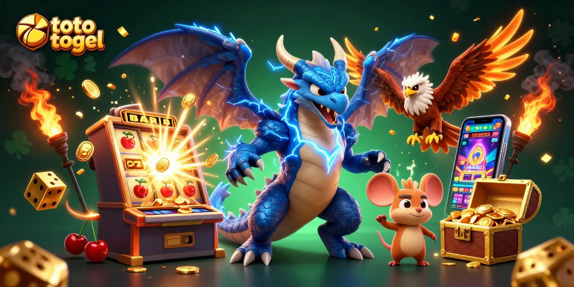 Win big with toto togel in this captivating 3D illustration featuring dynamic casino elements.