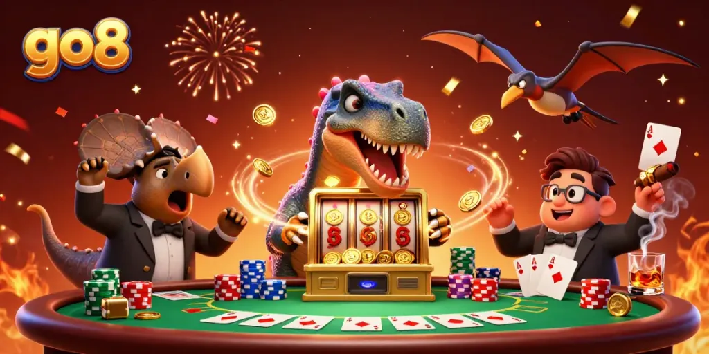 Experience the thrilling jackpot moments at go8 with exciting casino games and colorful characters.