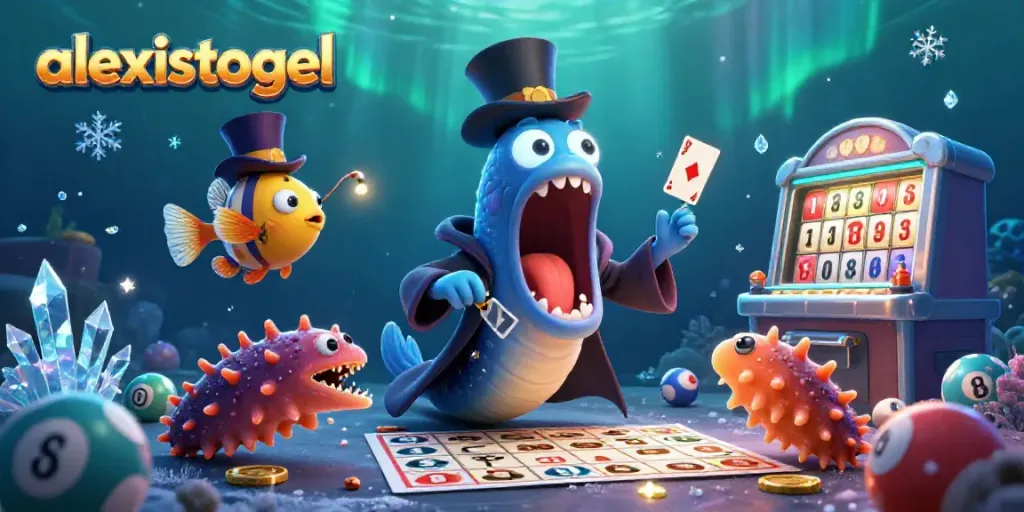 Hasil live draw alexistogel dengan karakter unik dalam konsep perjudian togel.