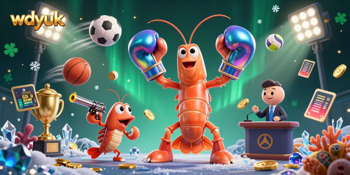 Engage with wdyuk's thrilling casino experience featuring sports-themed characters and dynamic betting elements.