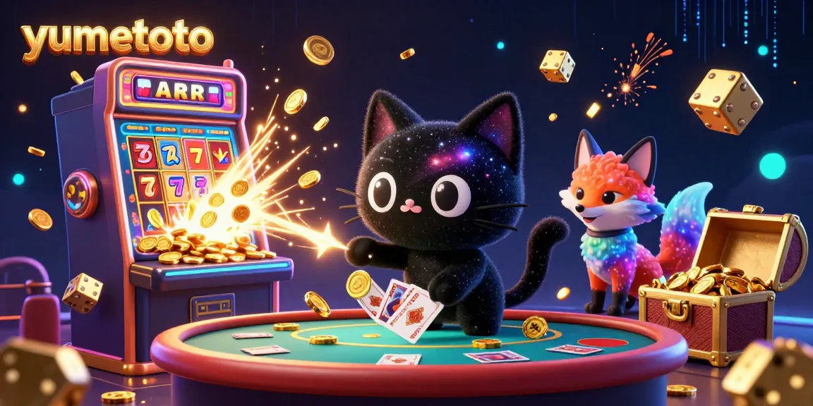 Experience thrilling moments at yumetoto. A cosmic casino with charming characters and dazzling winnings.