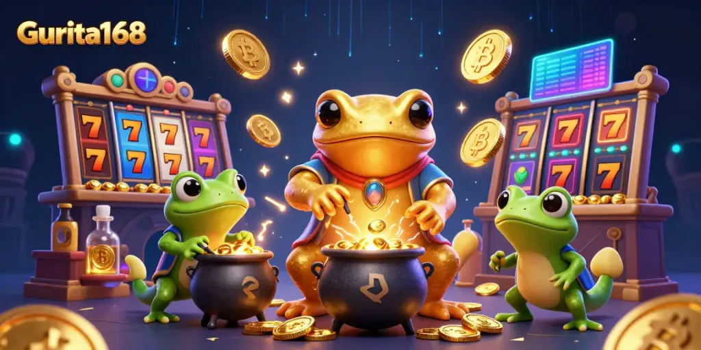 Mainkan slot di Gurita168 dengan salamander alkemis sambil mendapatkan koin emas dan hadiah jackpot.