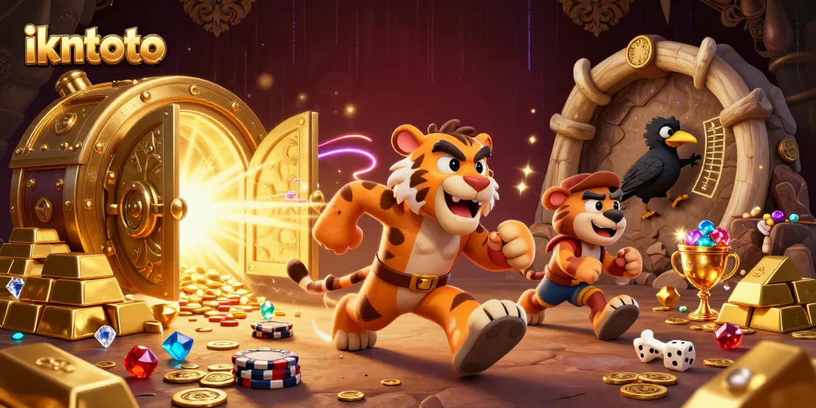 Engage with ikntoto's thrilling prehistoric casino adventure featuring cavemen, treasures, and dynamic gameplay elements.
