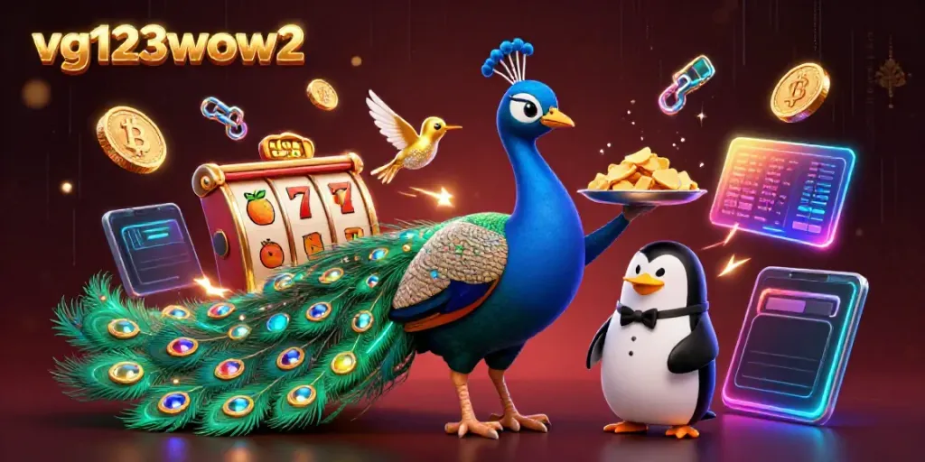 Mencoba keberuntungan di vg123wow2 dengan slot, merak, dan chip emas.