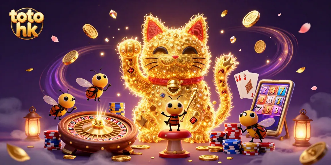 Menangkan kesempatan dengan toto hk dan simbol perjudian lainnya di ilustrasi 3D menawan ini.