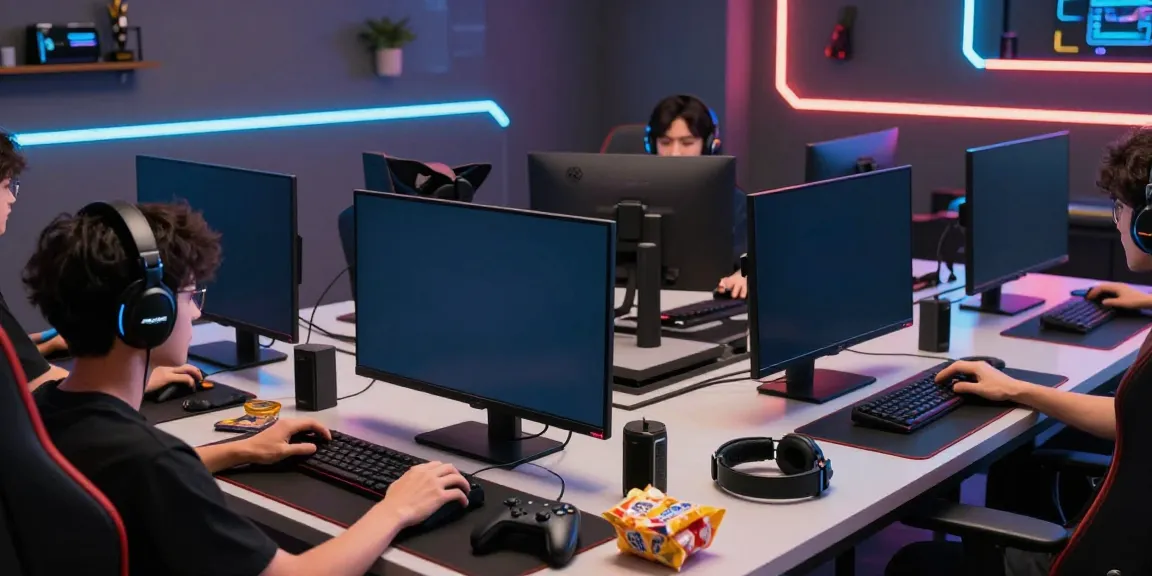 Pengguna babe138 bermain game online di ruang gaming modern dengan aksesori lengkap.