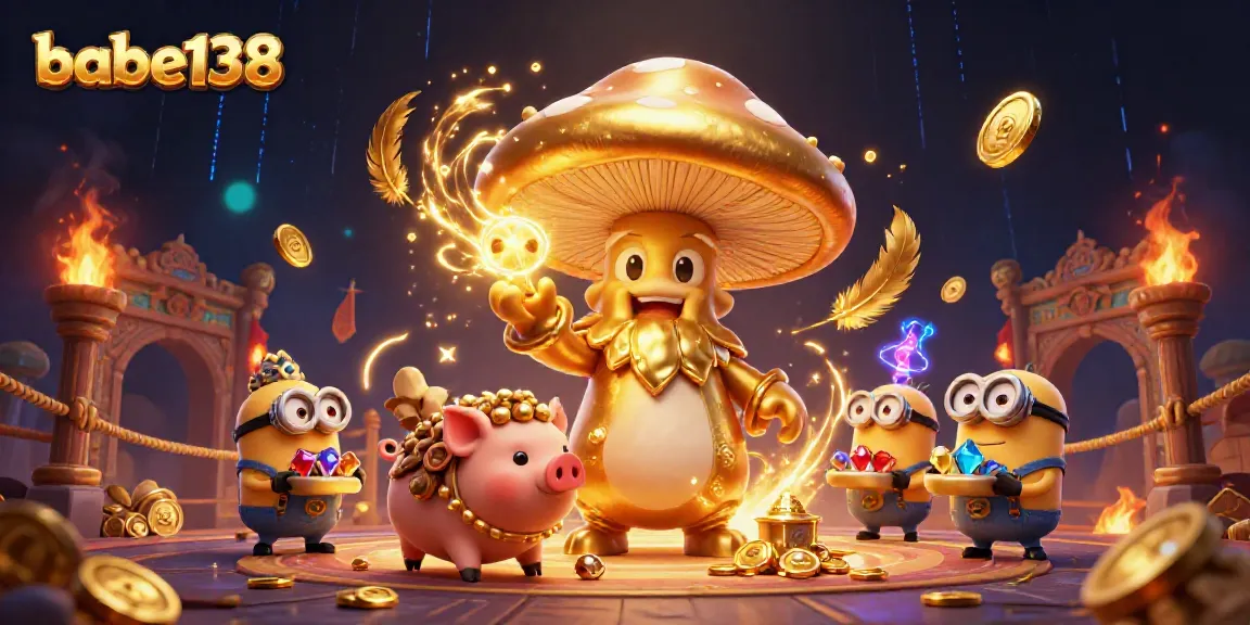 Gambarkan kemenangan mengesankan di babe138 dengan wizard ceria dan harta berkilauan.
