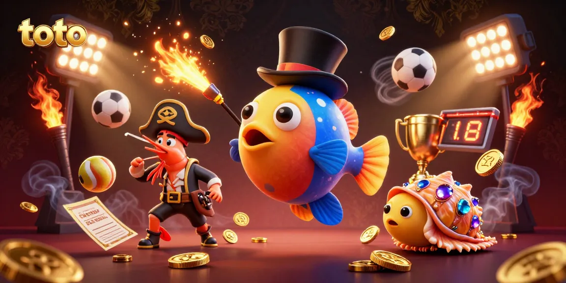 Jelajahi dunia toto dengan ilustrasi 3D yang menampilkan karakter menarik dan elemen permainan.