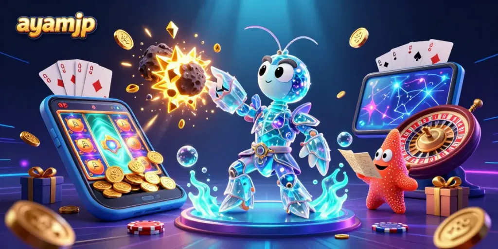 Engage in thrilling gameplay with ayamjp as a galactic samurai and starfish navigate explosive casino adventures.
