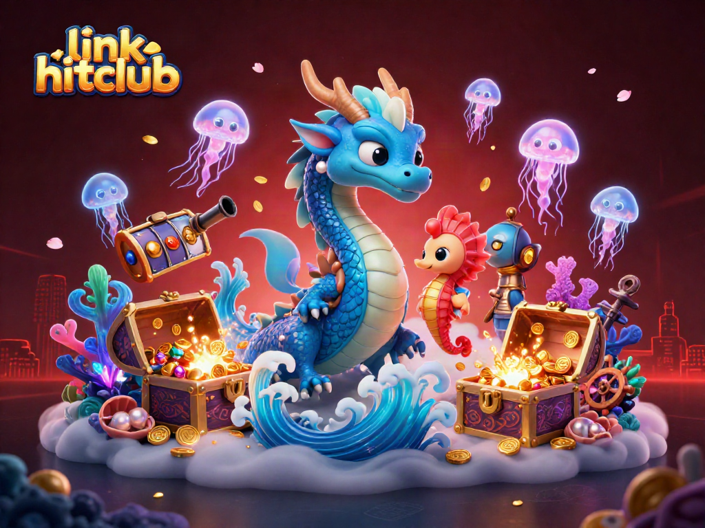 Experience thrilling gameplay with link hitclub in this vibrant underwater casino scene.