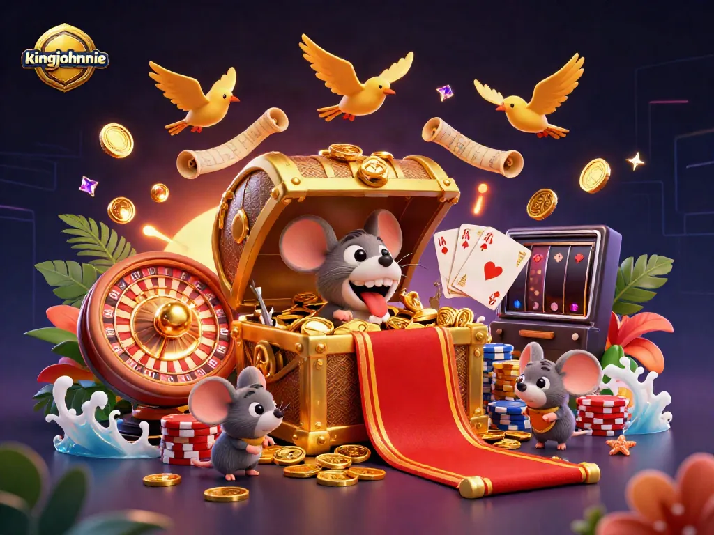 Engage with kingjohnnie's thrilling casino experience featuring vibrant treasures and dynamic gameplay.