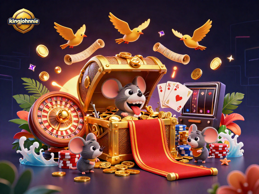 Engage with kingjohnnie's thrilling casino experience featuring vibrant treasures and dynamic gameplay.