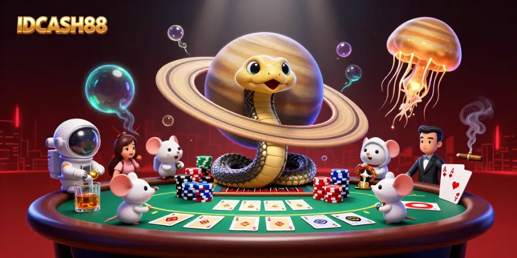 Engage in thrilling gameplay with IDCASH88, where unique cosmic elements enhance your betting experience.