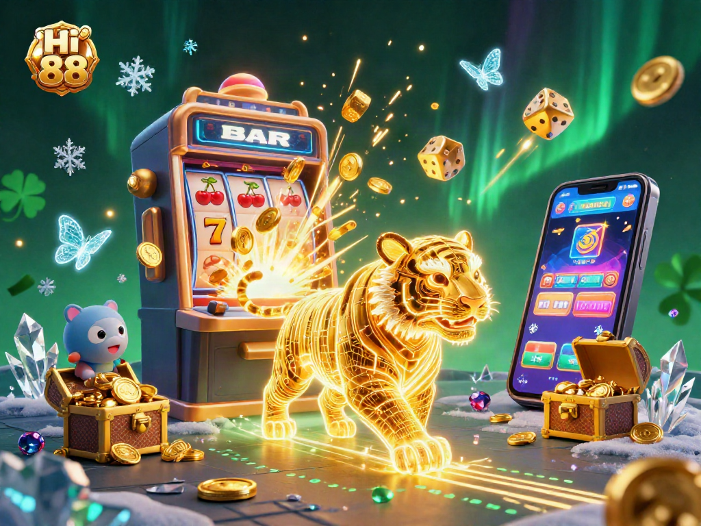 Experience excitement with Hi 88's vibrant casino gaming scene featuring jackpots and dynamic gameplay.