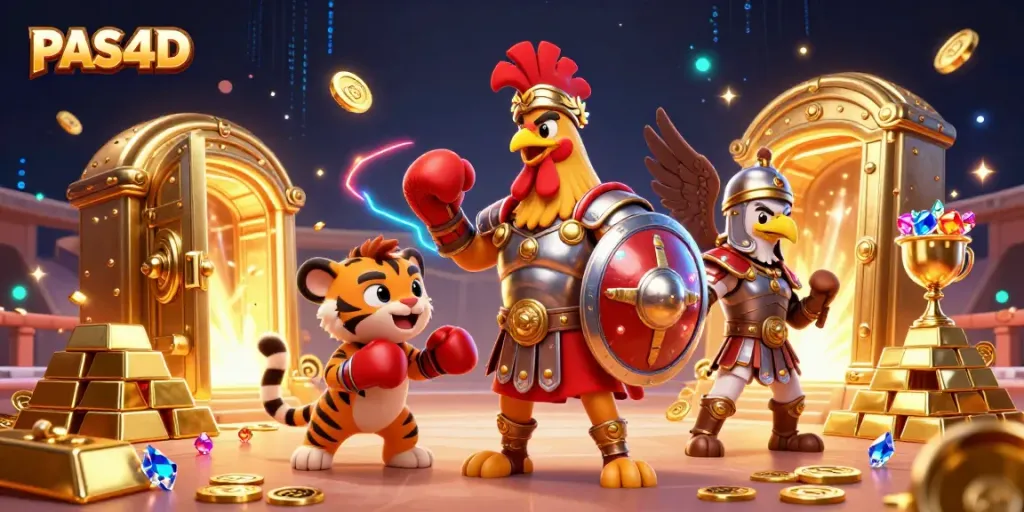 Permainan menarik di PAS4D, dengan gladiator dan harta berkilau dari dunia togel.