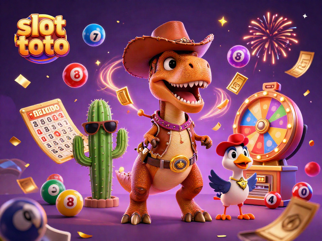 Engage with slot toto excitement through colorful characters, dynamic gaming elements, and festive atmosphere.