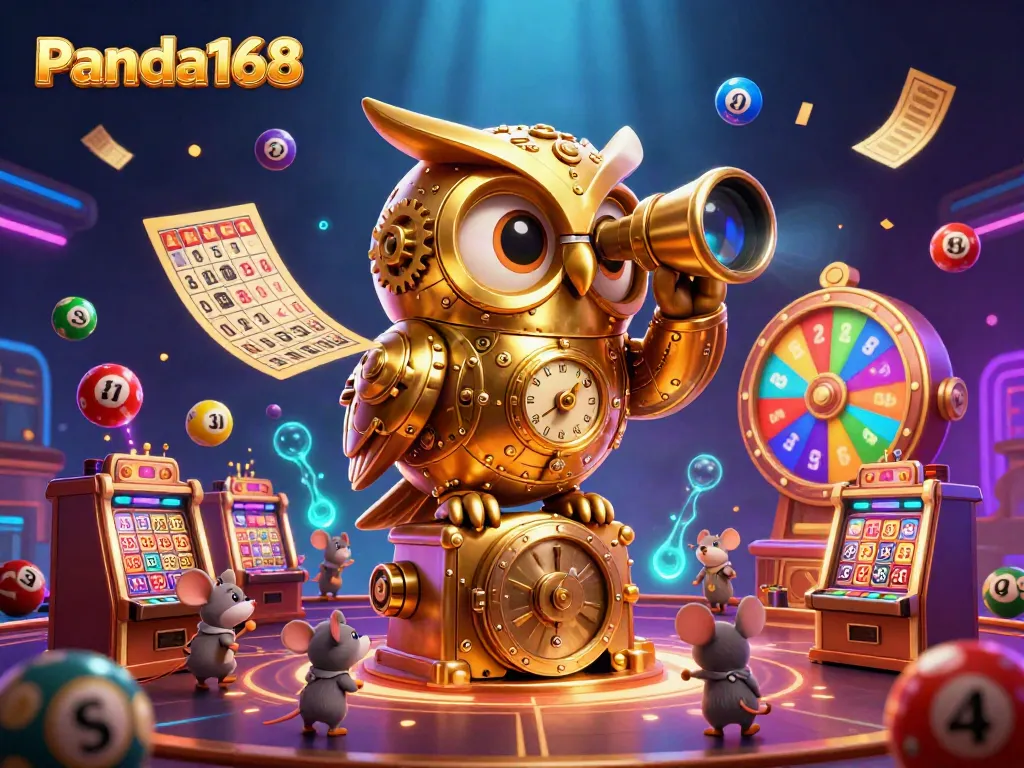 Panda168 mengembangkan pengalaman permainan yang menakjubkan melalui ilustrasi 3D menampilkan harta karun kasino.
