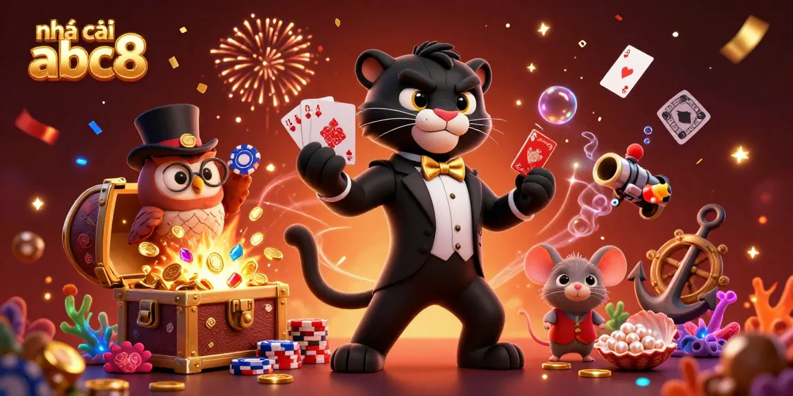 Engage with the exciting world of nhà cái abc8 featuring a stylish panther dealer and charming characters.