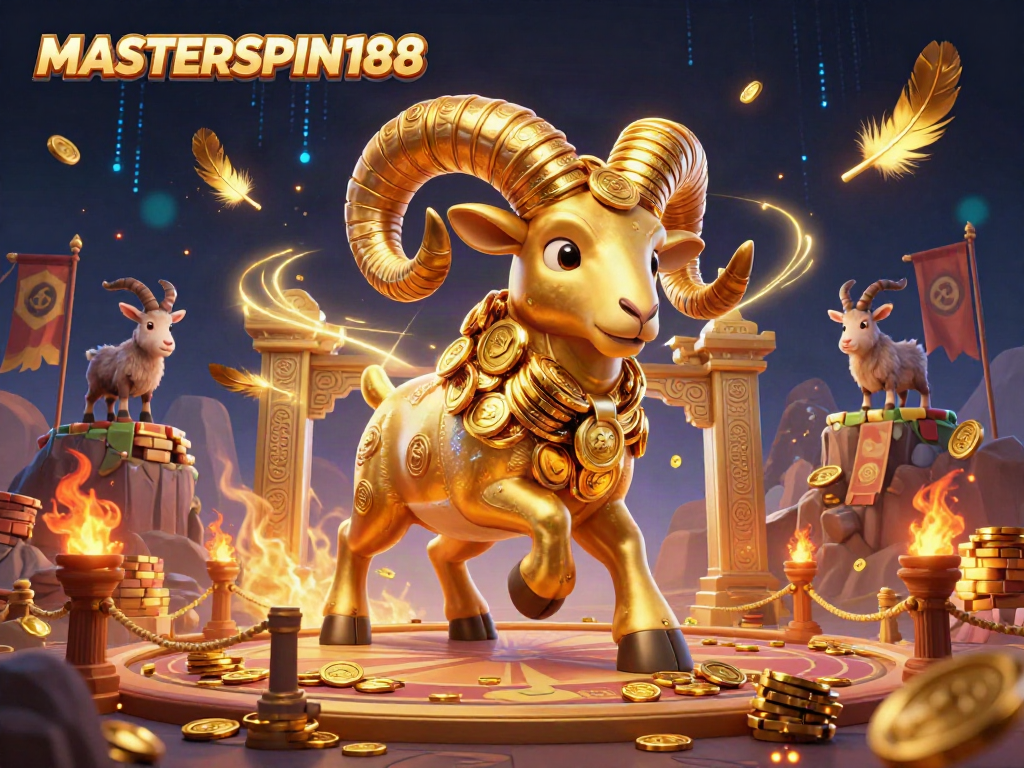 Experience thrilling wins with MASTERSPIN188 in this captivating slot scene.