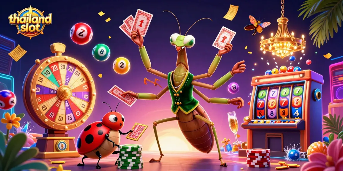 Experience the thrill of thailand slot games amidst vibrant elements in an engaging casino scene.
