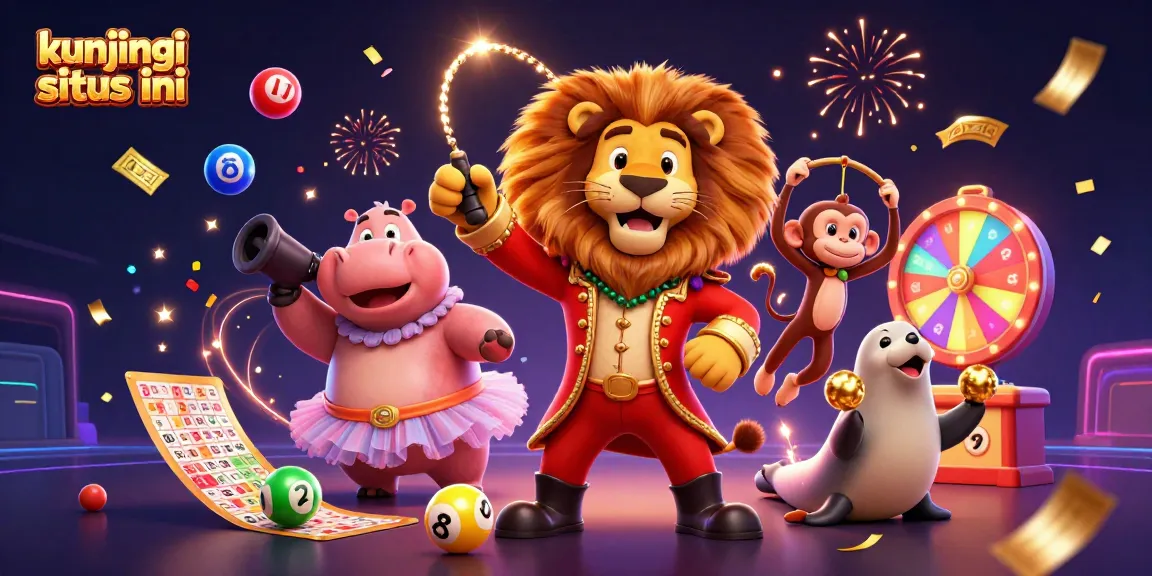 Kicking off fun at the online casino with vibrant elements at kunjungi situs ini, featuring lively gambling characters and colorful games.