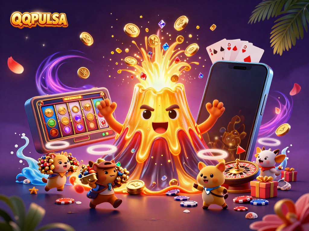 Permainan slot dan harta karun di QQPULSA memukau penggemar judi.