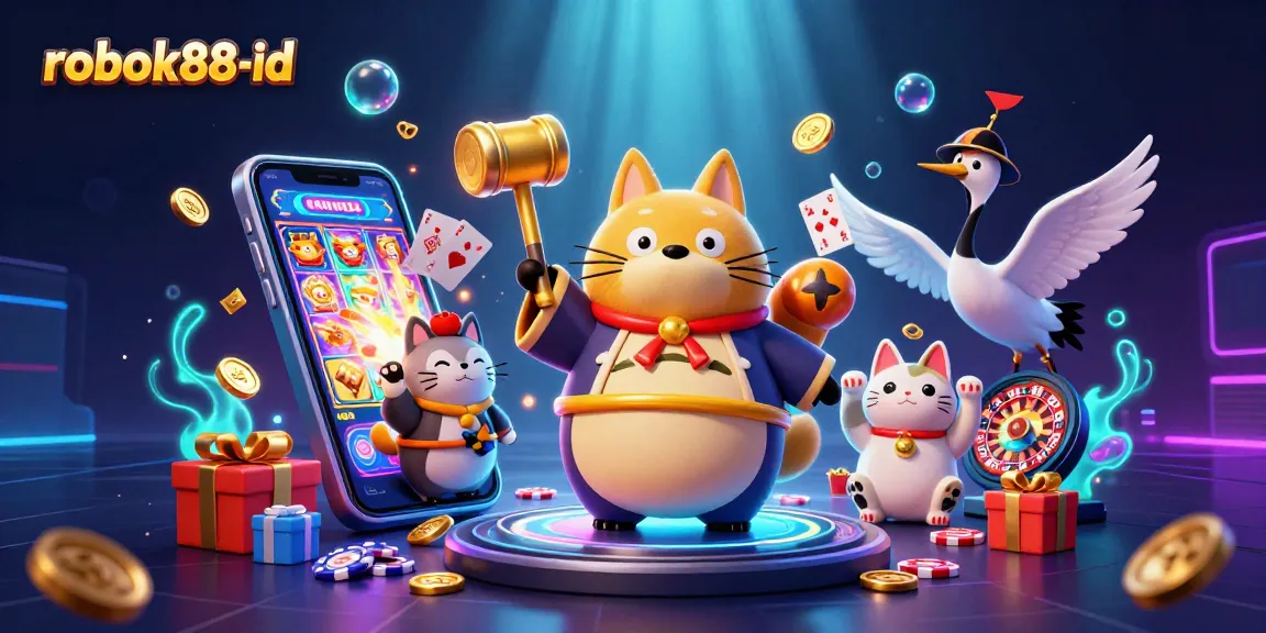 Experience interactive gaming at rokok88-id with vibrant slot games, unique characters, and engaging visuals.